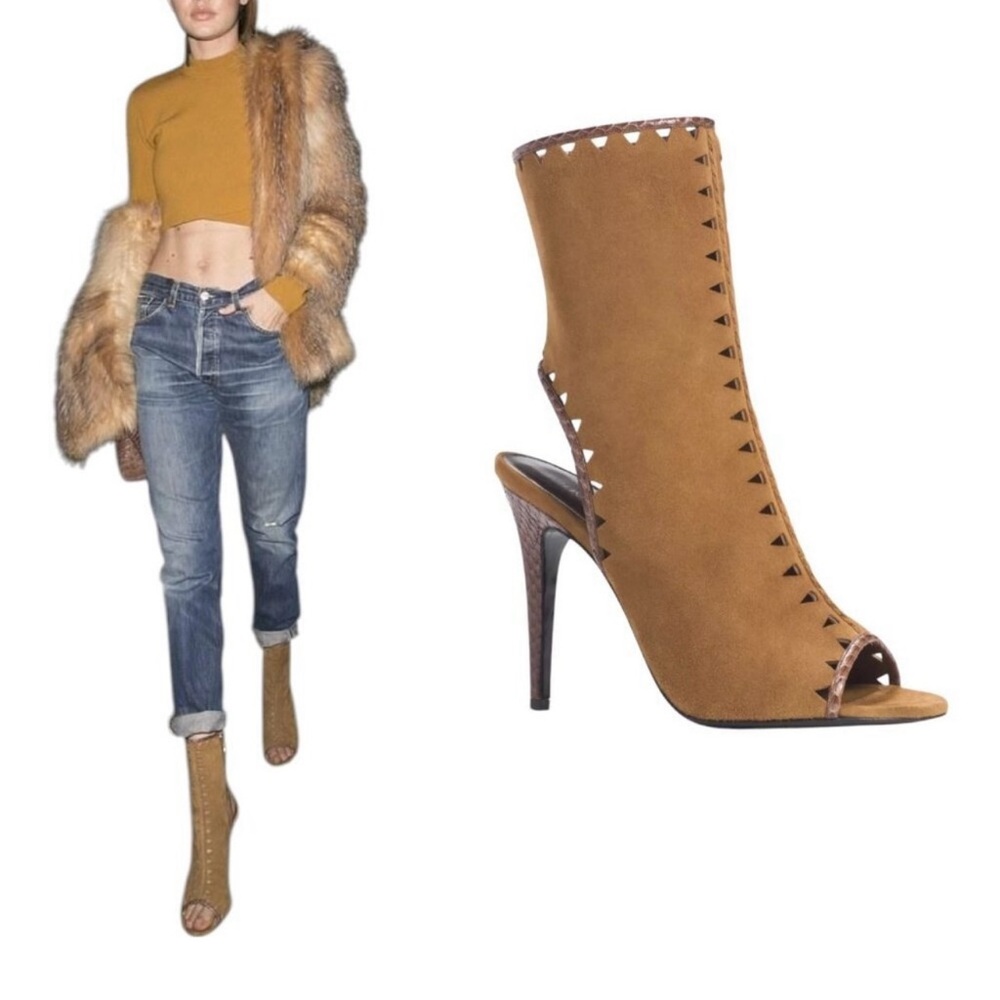 Tamara Mellon Tan Heeled Boots
